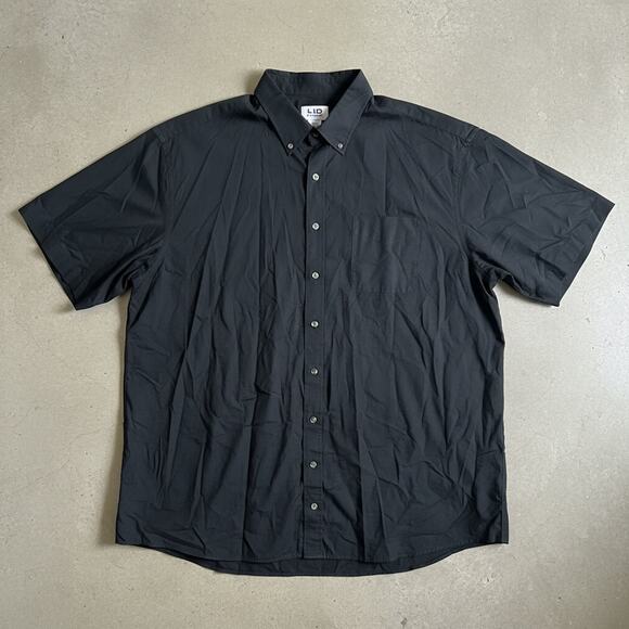 HB Outfitters Other - HB Outfitters Black Button Front Short Sleeve Shirt Men's 3XLT Tall